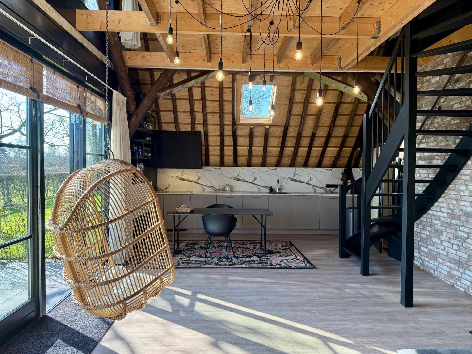 Vakantiewoning Skuur Bergen Buitenkant foto