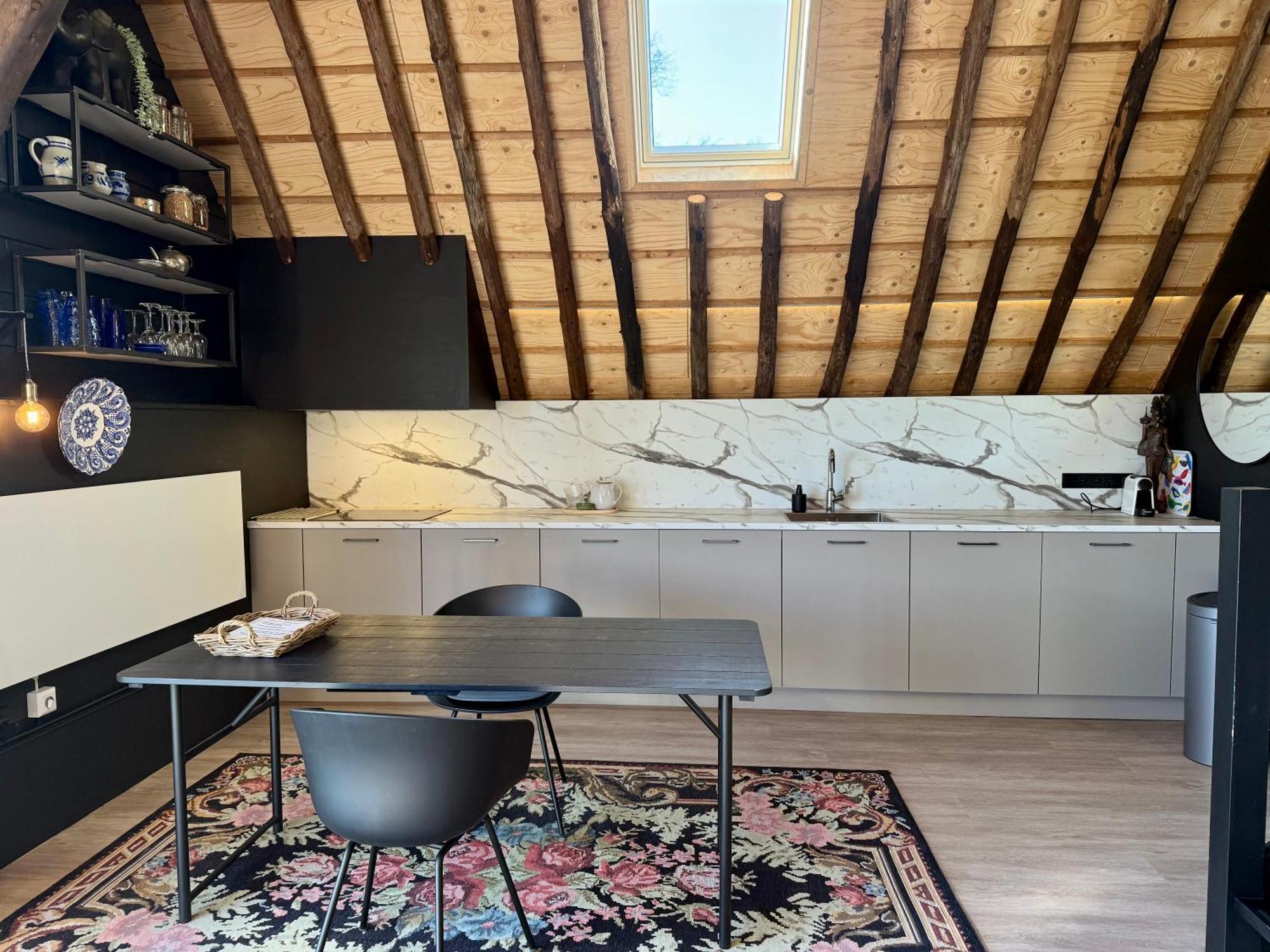 Vakantiewoning Skuur Bergen Buitenkant foto